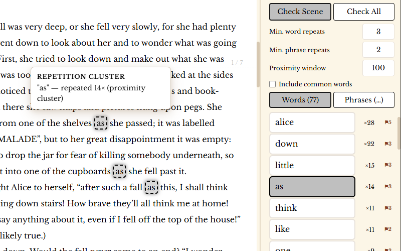 Quillhollow -Writing Aids